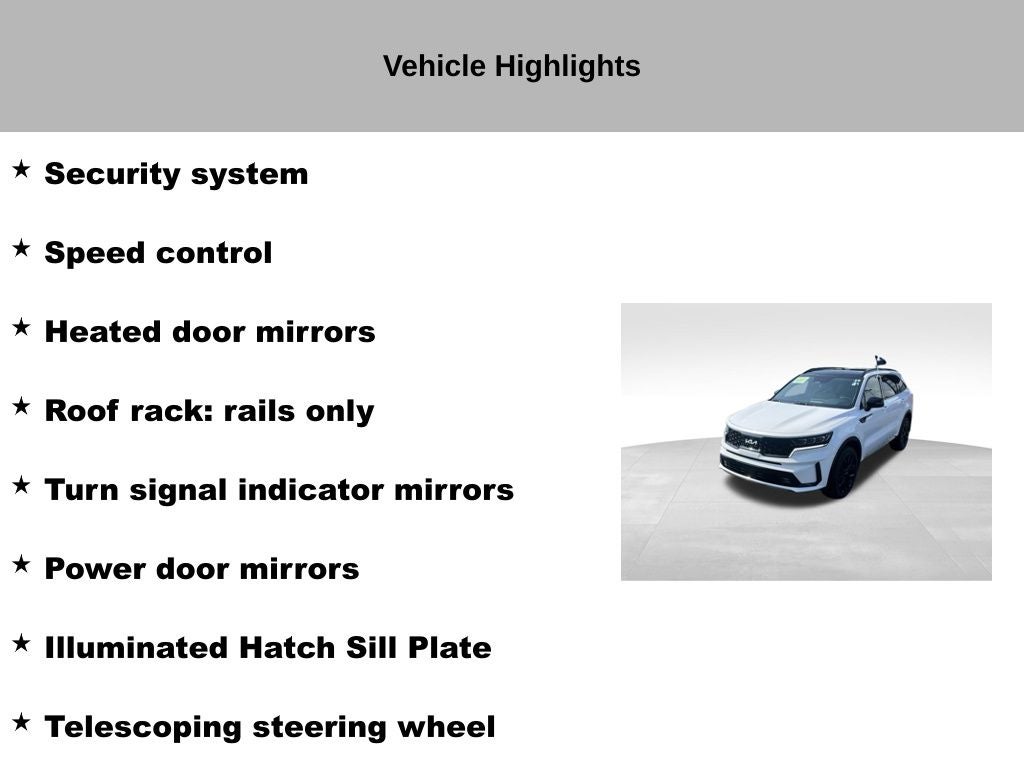 2023 Kia Sorento SX