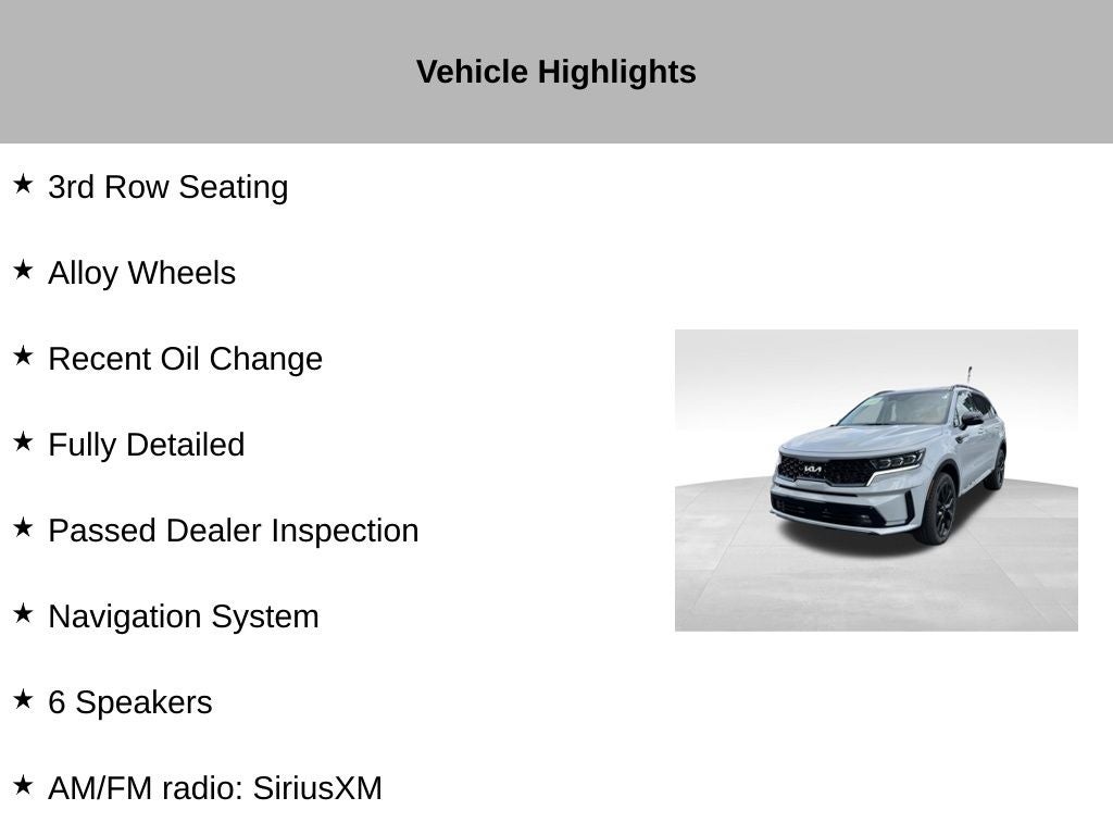 2023 Kia Sorento SX
