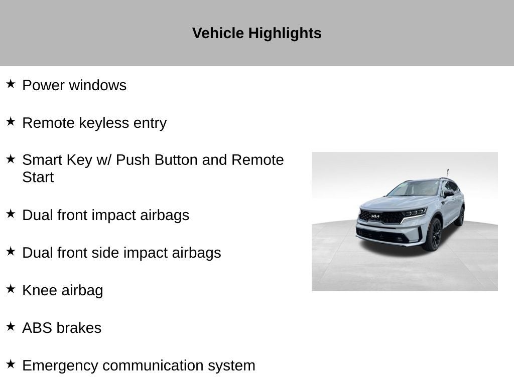 2023 Kia Sorento SX