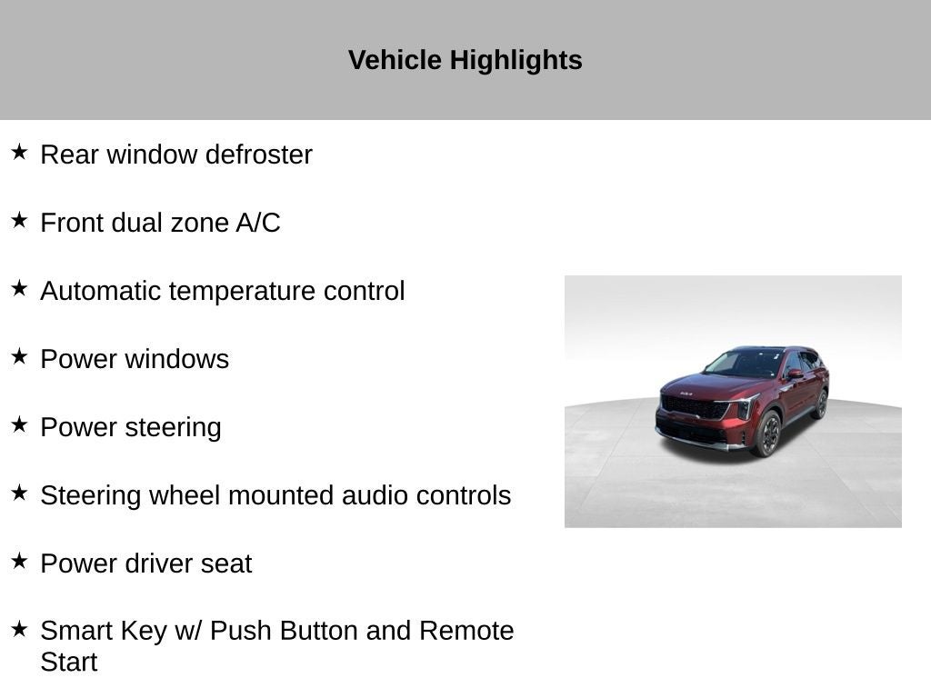 2024 Kia Sorento S