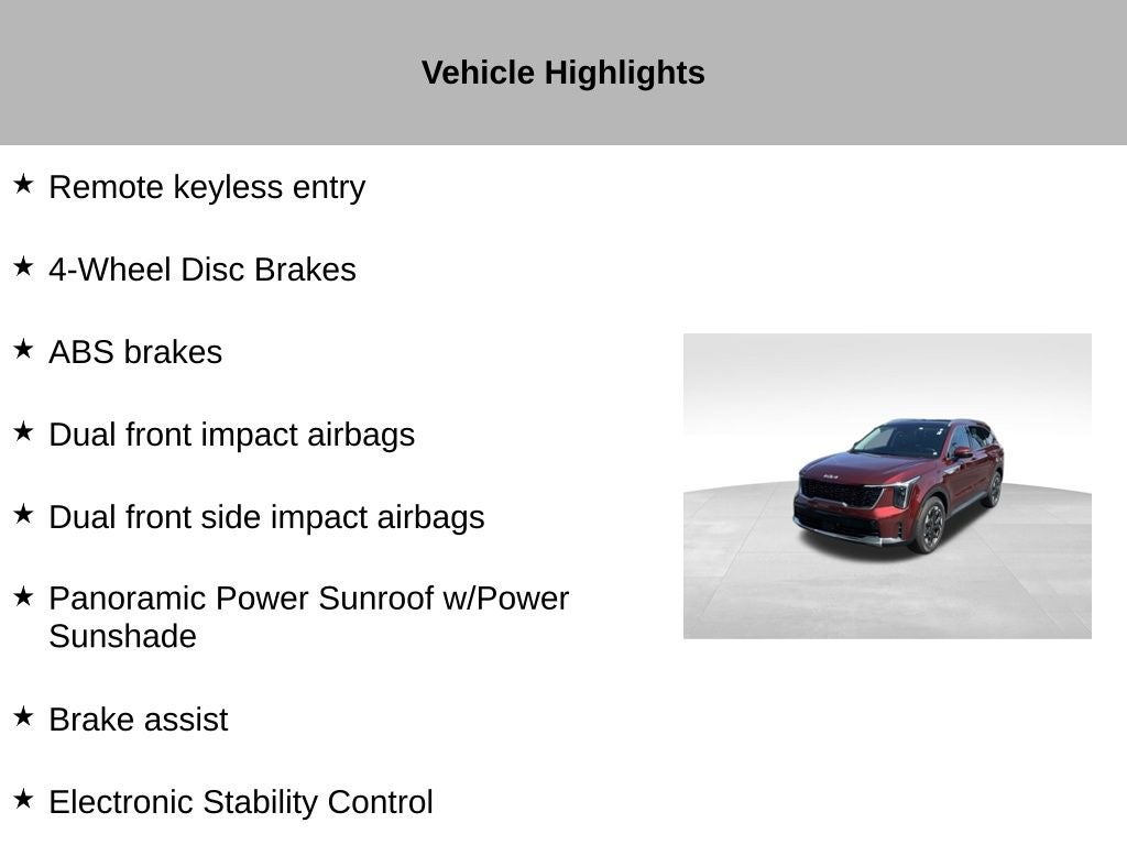 2024 Kia Sorento S