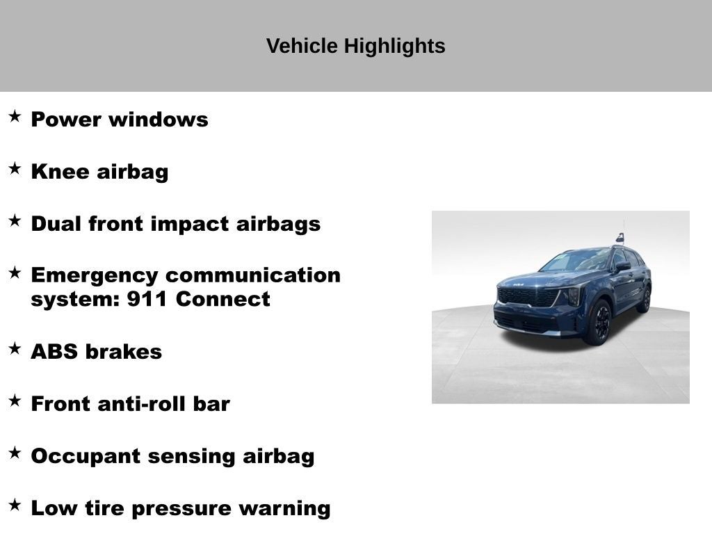 2025 Kia Sorento S