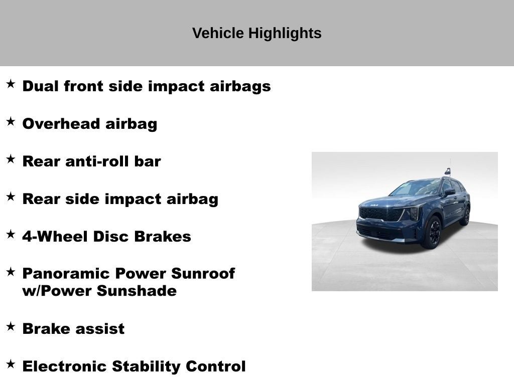 2025 Kia Sorento S