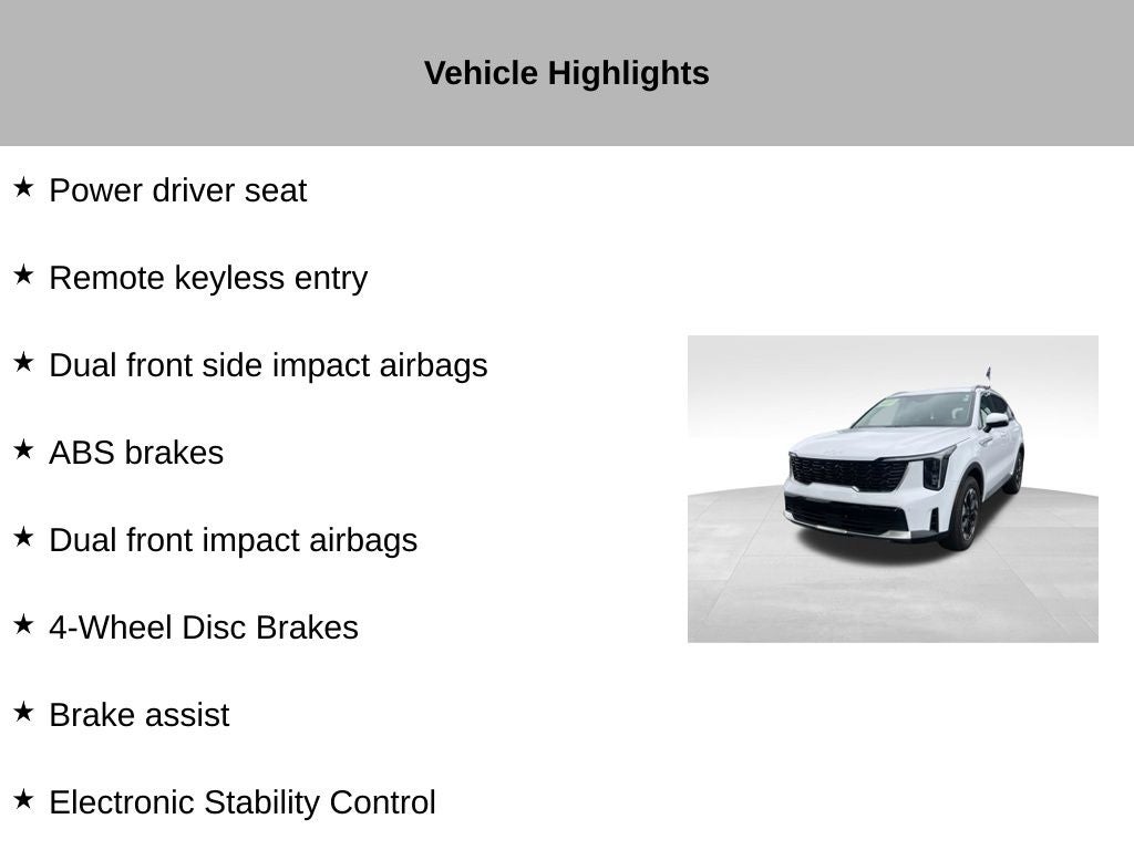 2026 Kia Sorento S