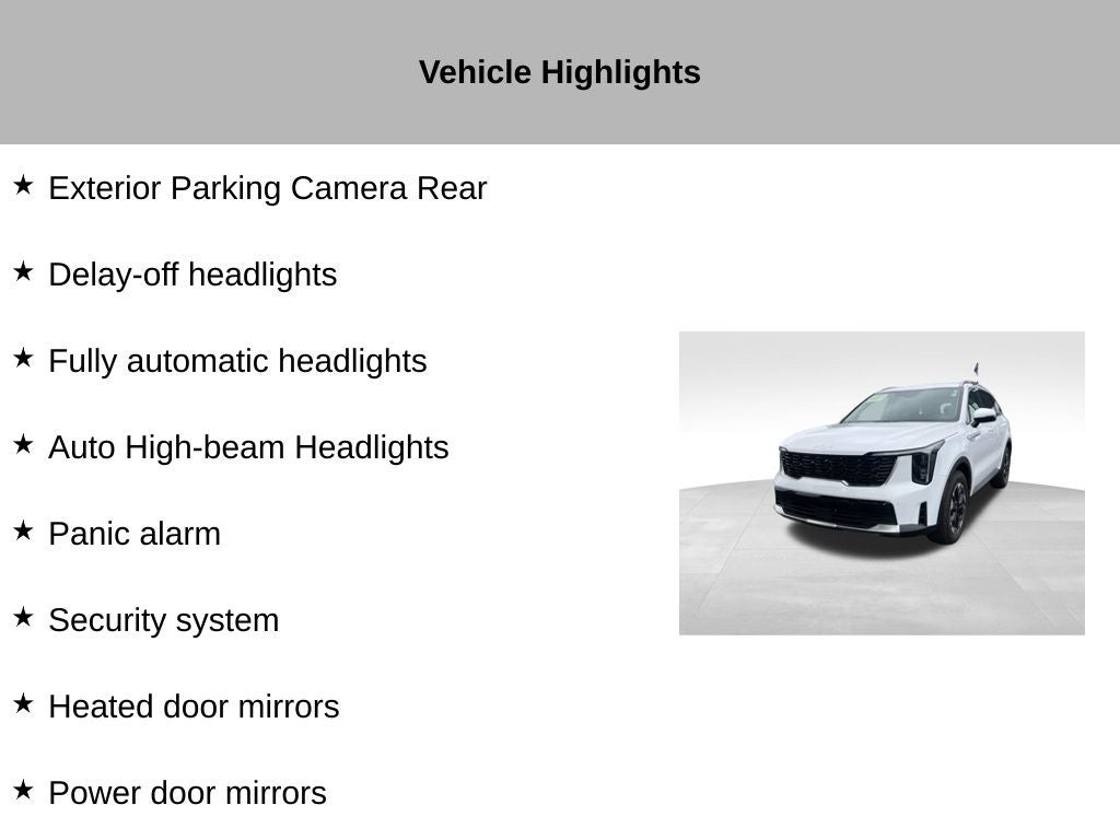 2026 Kia Sorento S