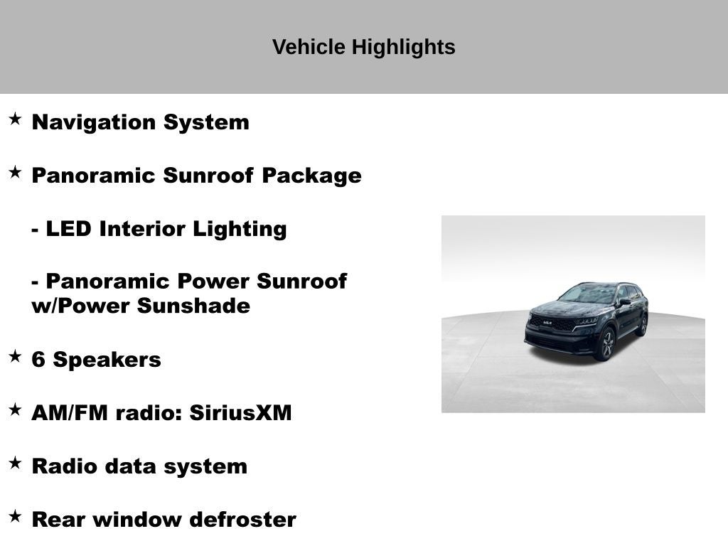 2023 Kia Sorento S