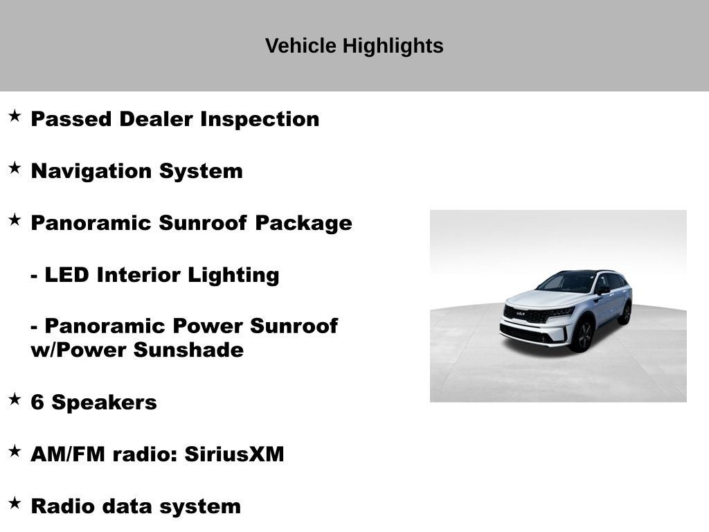 2023 Kia Sorento S