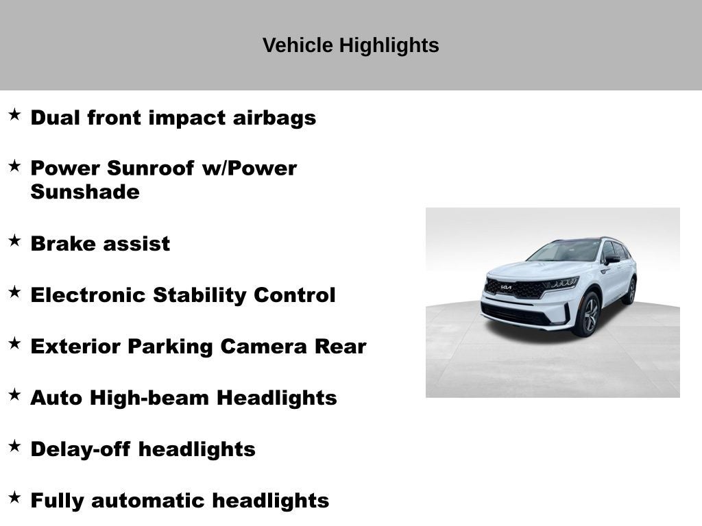 2022 Kia Sorento S