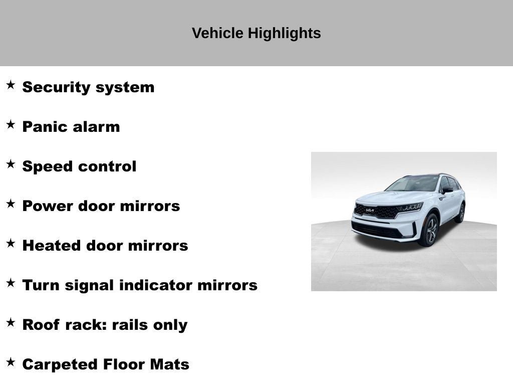2022 Kia Sorento S