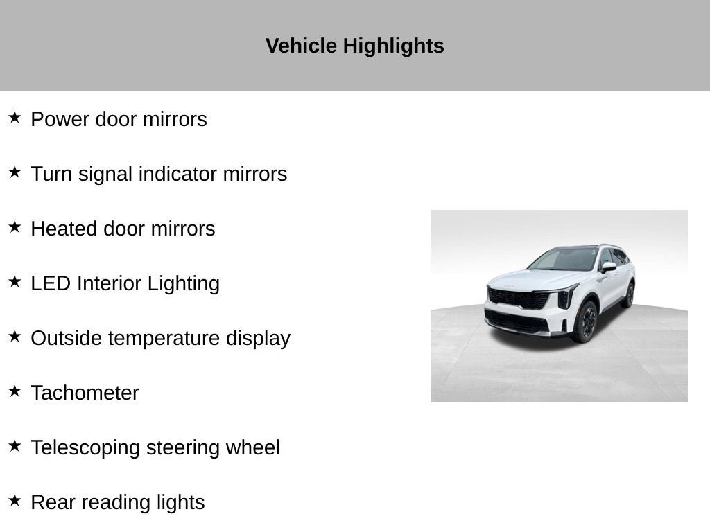 2025 Kia Sorento S