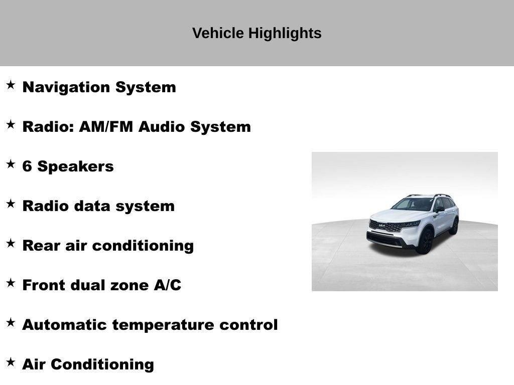 2022 Kia Sorento S