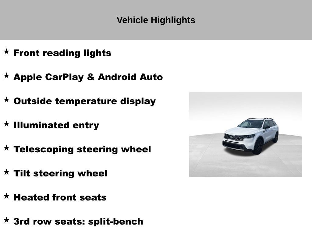 2022 Kia Sorento S