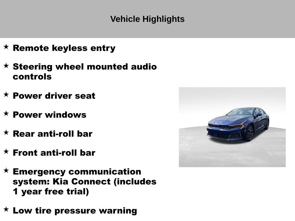 2025 Kia K5 EX
