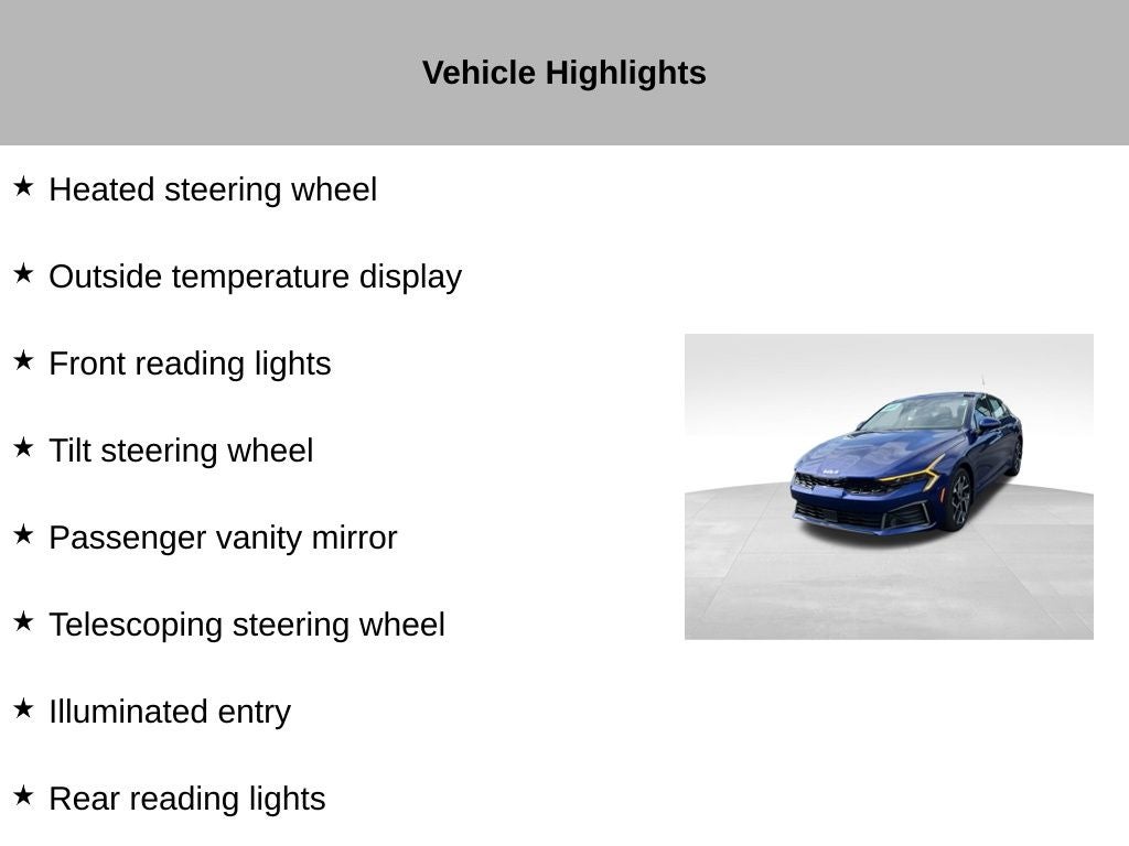 2025 Kia K5 EX
