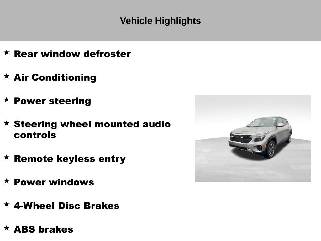 2024 Kia Seltos LX