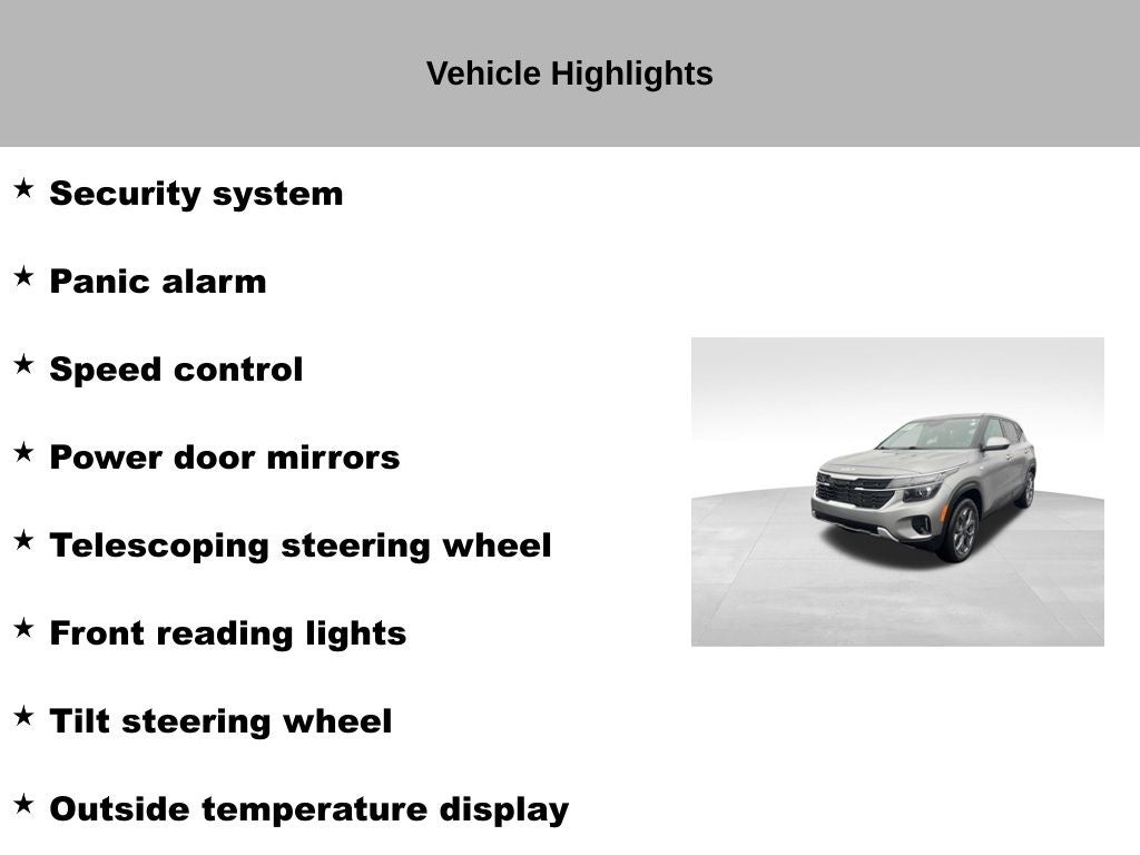 2024 Kia Seltos LX