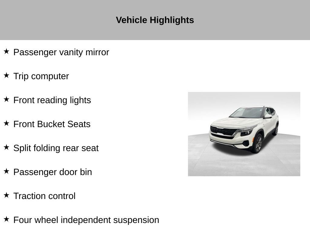 2023 Kia Seltos LX