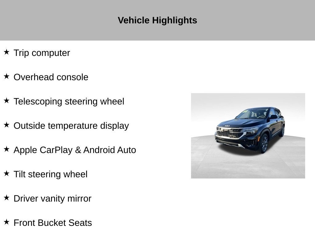 2024 Kia Seltos LX