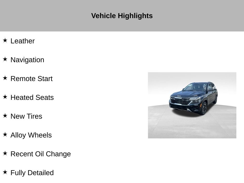 2024 Kia Seltos EX