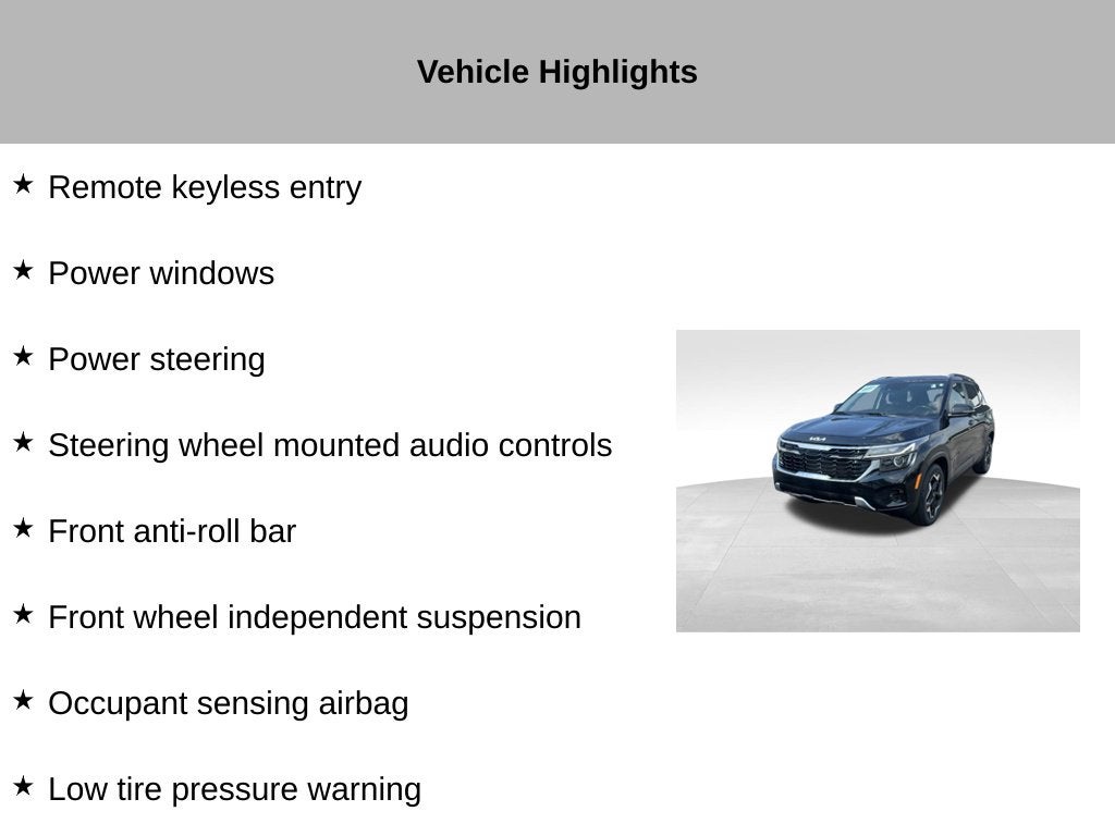 2024 Kia Seltos EX