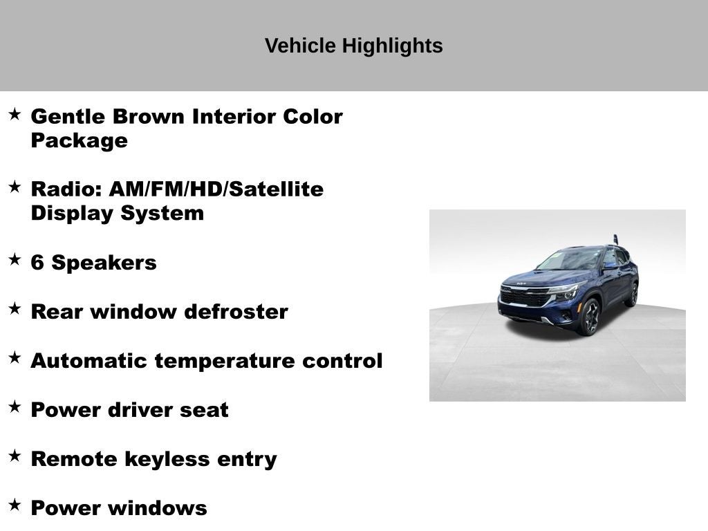 2024 Kia Seltos EX