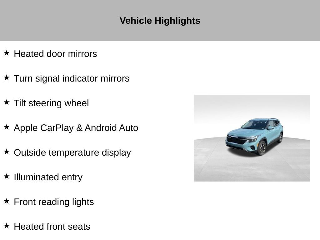 2024 Kia Seltos EX