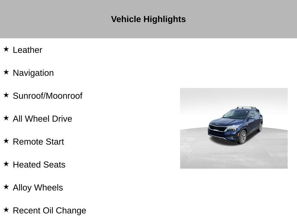 2022 Kia Seltos EX