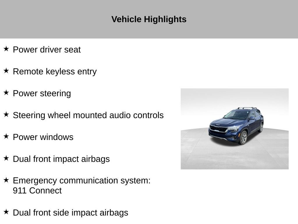 2022 Kia Seltos EX