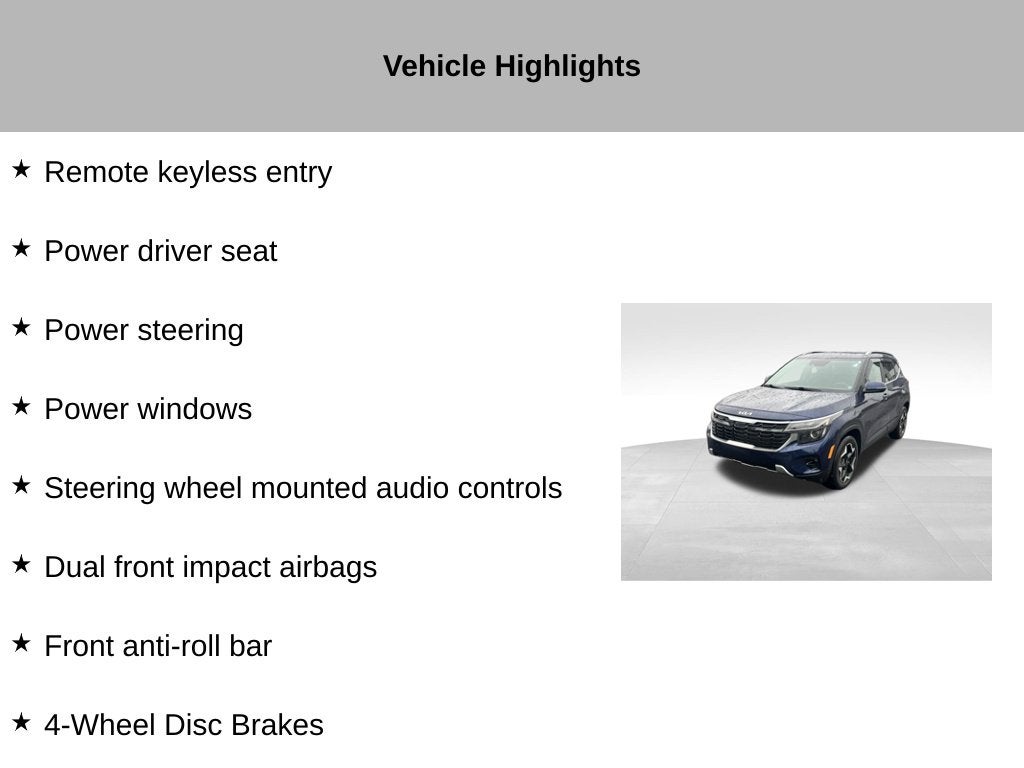 2024 Kia Seltos EX