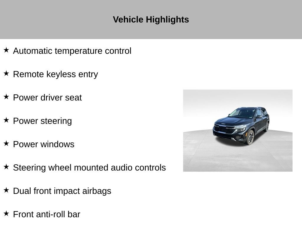 2024 Kia Seltos EX