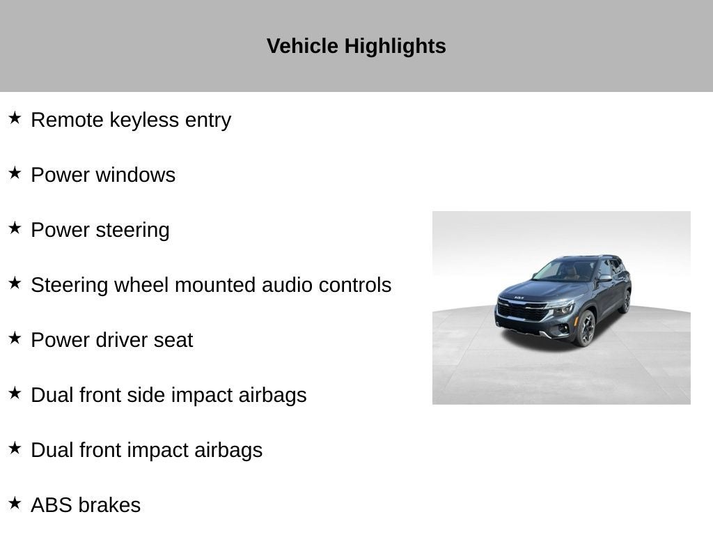 2024 Kia Seltos EX
