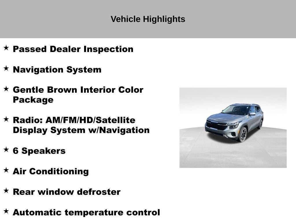 2024 Kia Seltos EX