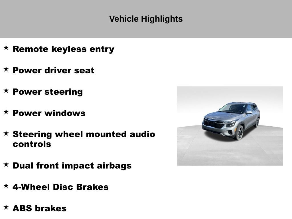 2024 Kia Seltos EX