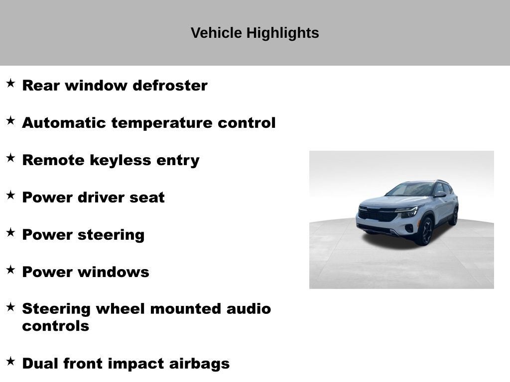 2024 Kia Seltos EX
