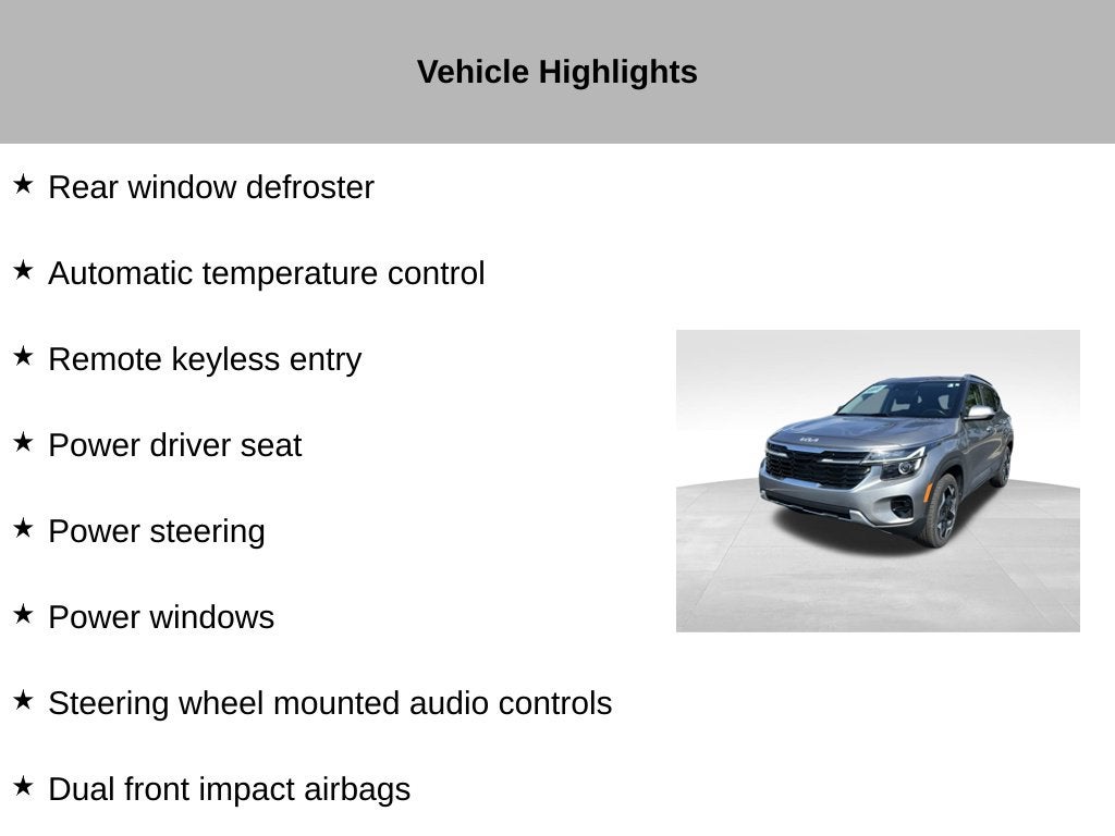 2024 Kia Seltos EX