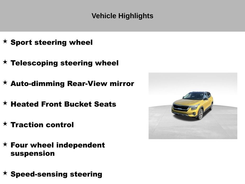 2023 Kia Seltos SX