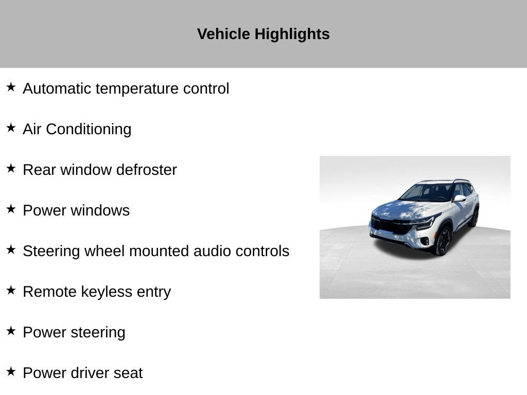 2026 Kia Seltos SX