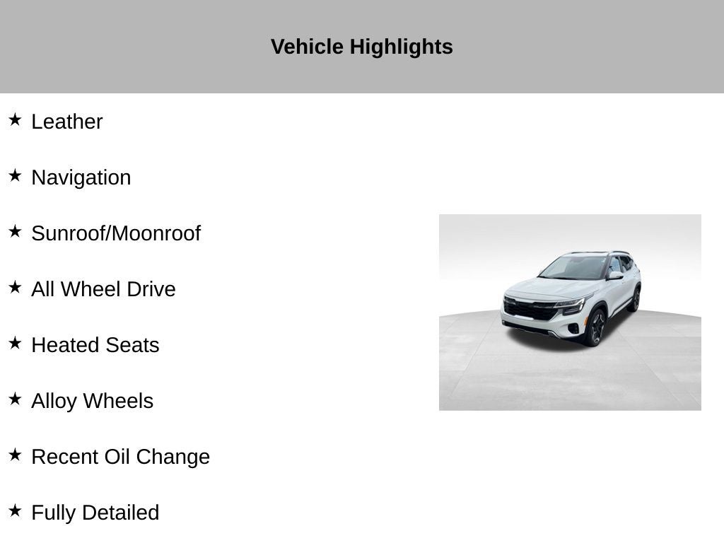 2024 Kia Seltos SX