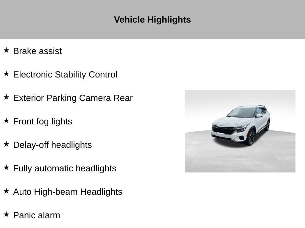 2024 Kia Seltos SX