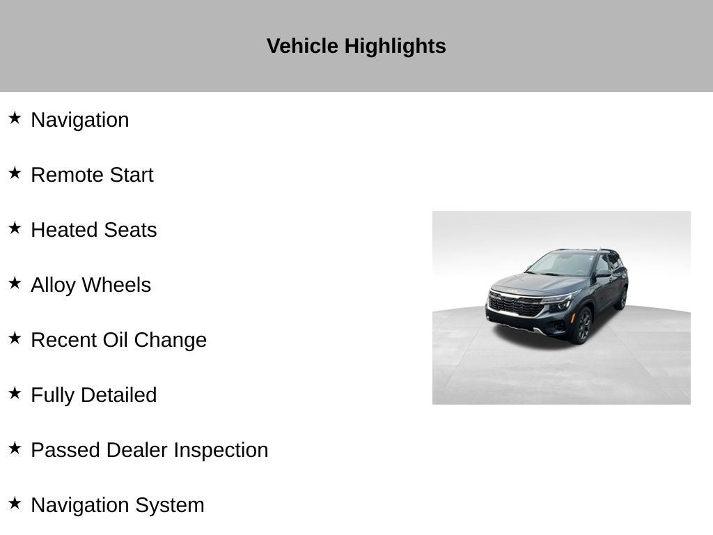 2024 Kia Seltos S
