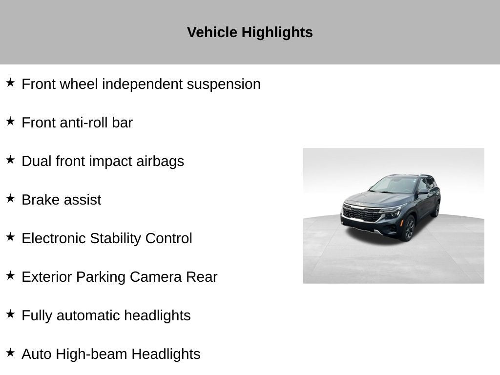 2024 Kia Seltos S