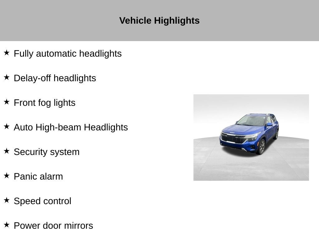 2024 Kia Seltos S