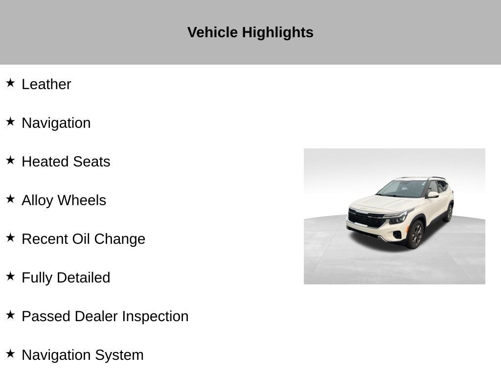 2024 Kia Seltos S