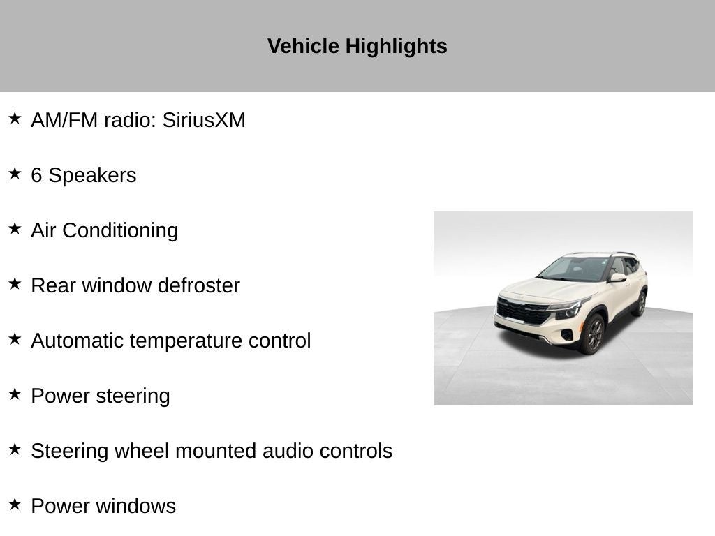 2024 Kia Seltos S