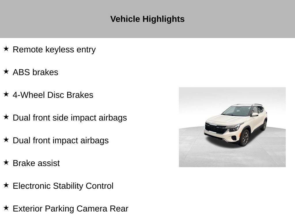 2024 Kia Seltos S