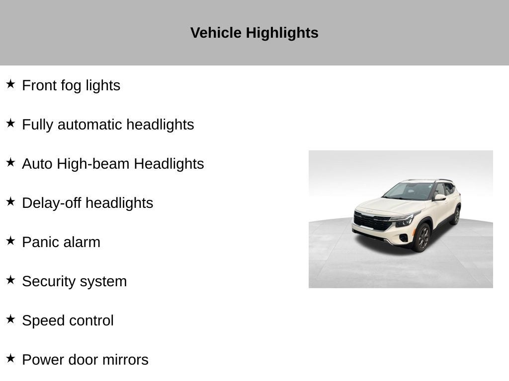 2024 Kia Seltos S