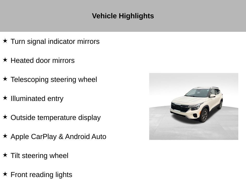 2024 Kia Seltos S