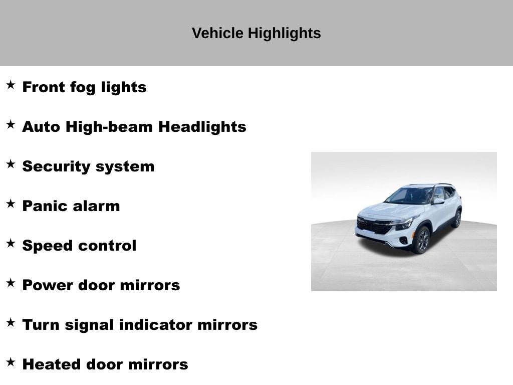 2024 Kia Seltos S