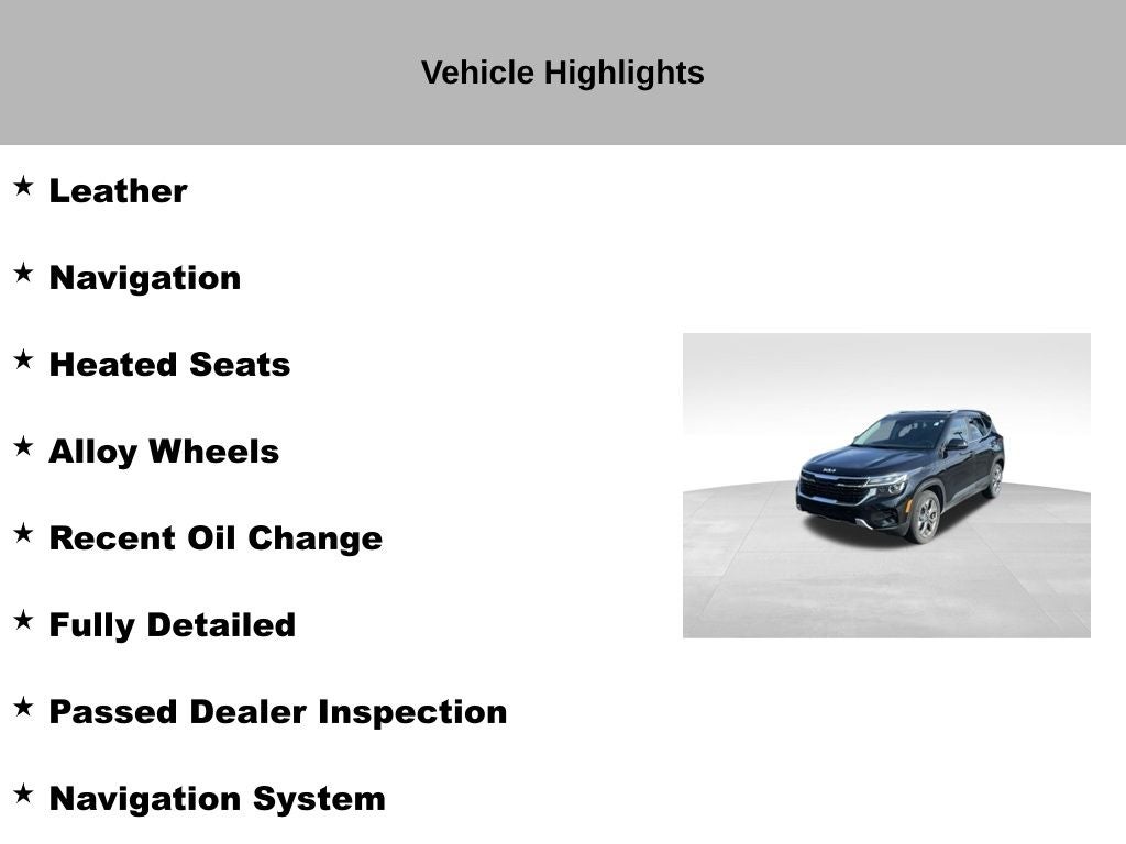 2024 Kia Seltos S