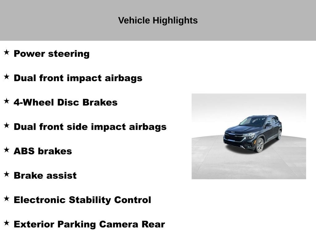 2024 Kia Seltos S
